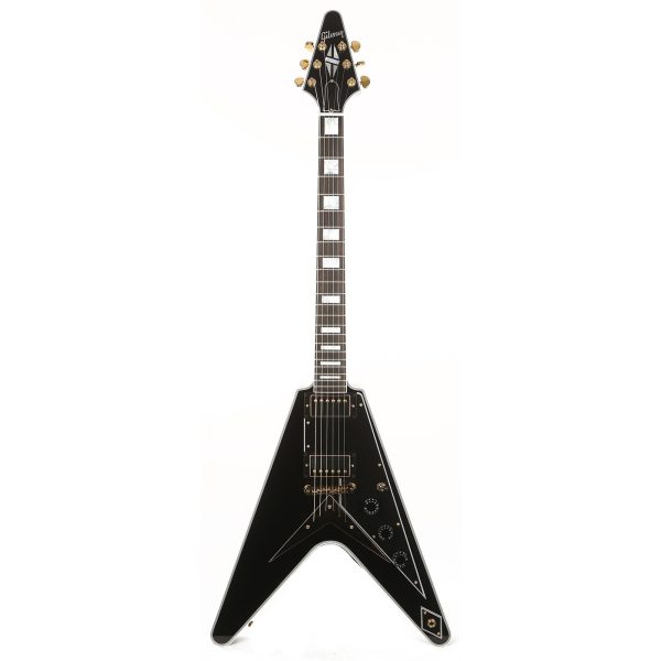 Gibson Custom Shop Flying V Custom Ebony Gloss For Discount