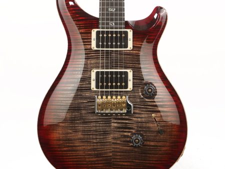 PRS Custom 24 Wood Library West Coast Flame Maple and Rosewood Neck Charcoal Cherry Burst 2020 Online Hot Sale