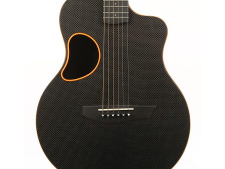 McPherson Touring Carbon Fiber Guitar Acoustic-Electric Orange Binding For Discount