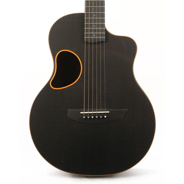 McPherson Touring Carbon Fiber Guitar Acoustic-Electric Orange Binding For Discount