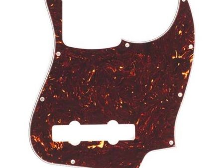 Fender Deluxe 5-String Jazz Bass Pickguard Tortoise Shell For Discount