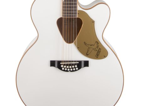 Gretsch G5022CWFE-12 Rancher Falcon Jumbo 12-String Cutaway Acoustic-Electric White 2019 Online now