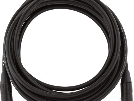 Fender Professional Series Microphone Cable 15  Black Online now