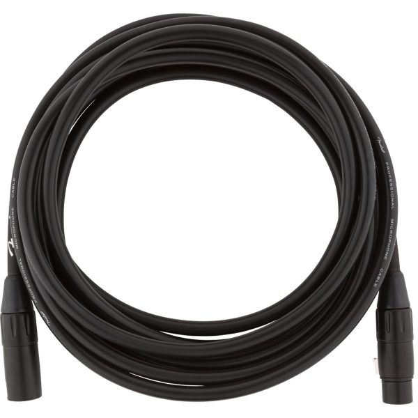 Fender Professional Series Microphone Cable 15  Black Online now