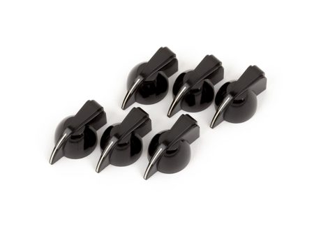 Fender Pure Vintage Chicken Head Amplifier Knobs Black on Sale