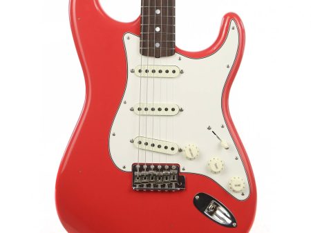 Fender Custom Shop 1965 Stratocaster Journeyman Relic Fiesta Red 2020 on Sale