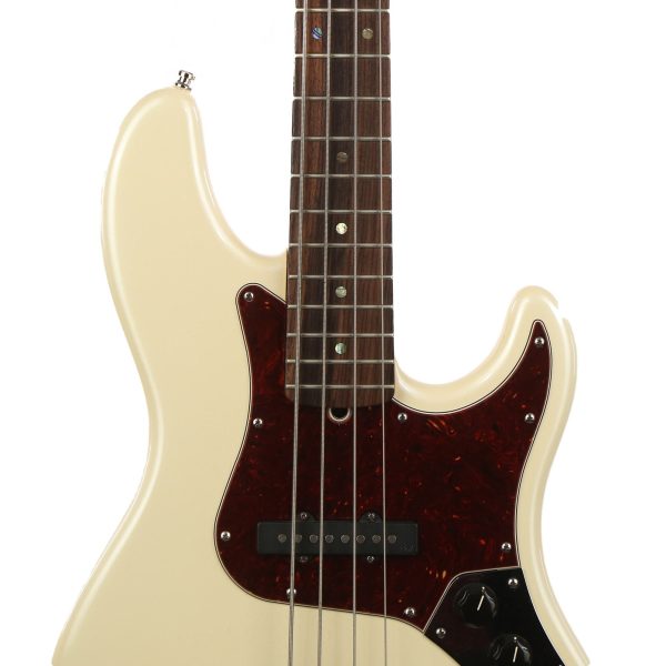 Fender American Deluxe Jazz Bass Olympic Pearl 2007 on Sale