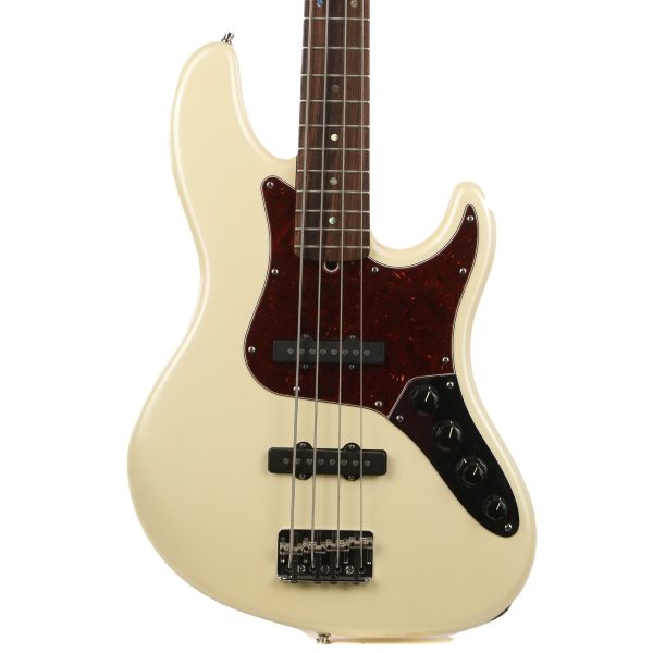 Fender American Deluxe Jazz Bass Olympic Pearl 2007 on Sale