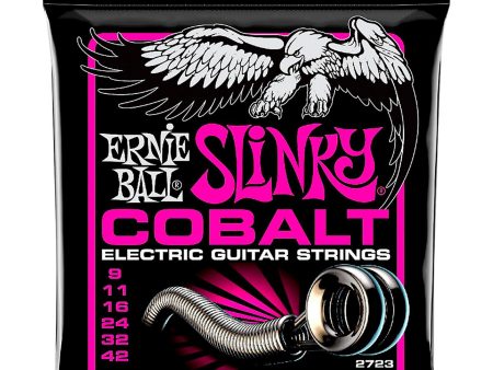 Ernie Ball Cobalt Super Slinky Electric Guitar Strings (9-42) on Sale