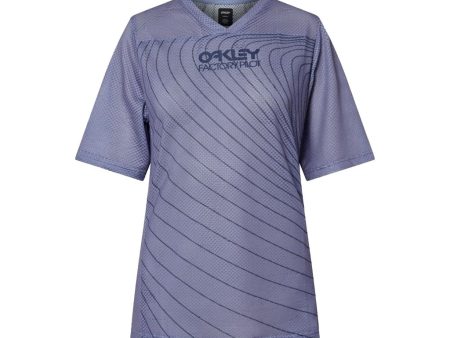 Jersey Womens Oakley Factory Pilot RC SS - New Lilac Online Hot Sale