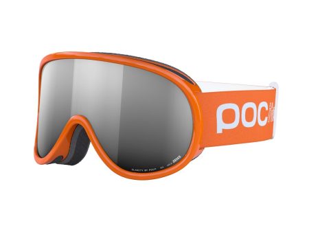 Goggles POC Pocito Retina Fluorescent Orange - Partly Sunny Silver Discount