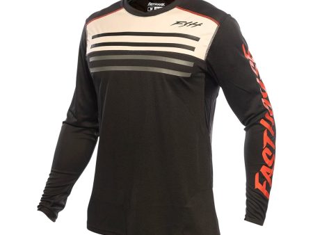 Fasthouse Jersey Sidewinder Alloy LS - Cream Black For Sale