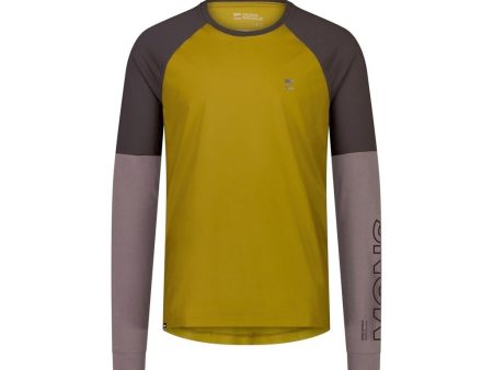 Jersey Mons Royale Mens Tarn Merino Shift Wind LS - Cumin Dust For Cheap