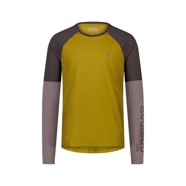 Jersey Mons Royale Mens Tarn Merino Shift Wind LS - Cumin Dust For Cheap