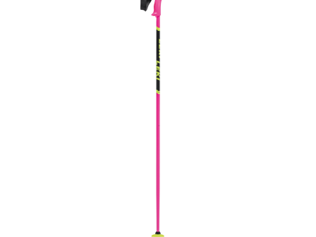 Youth Ski Poles Leki Racing Jr - Neon Pink Supply