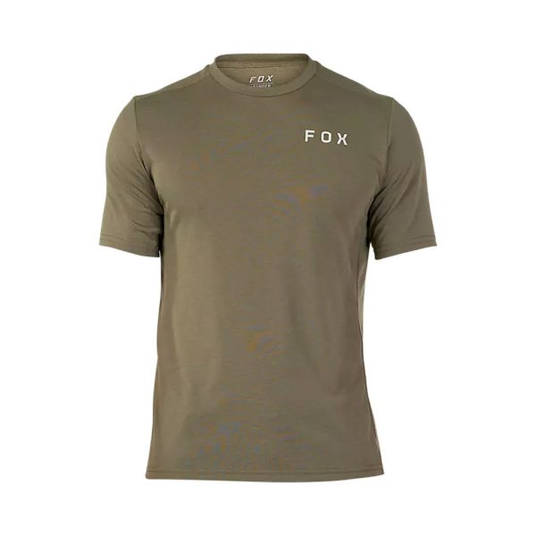 Jersey Fox Mens Ranger Alyn Drirelease SS - Olive Green Supply