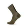 Socks Mons Royale Atlas Crew Vert Ridge - Dark Olive Cheap