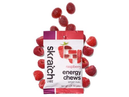 Sport Energy Chews Skratch Labs 50g - Raspberry Sale