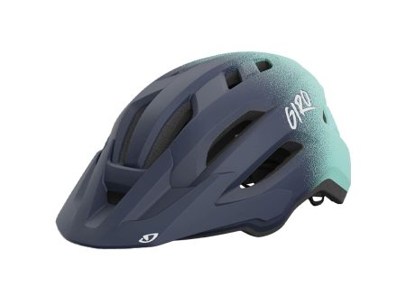 Youth Helmet Giro Fixture II - Midnight Blue Screaming Teal Supply