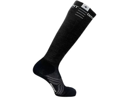 Ski Socks Dissent IQ Comfort Targeted Cushion - Midnight Black Online