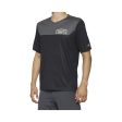 Jersey 100% Mens Airmatic SS - Black Charcoal Online Hot Sale