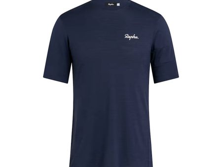 Jersey Rapha Mens Explore Merino SS - Navy Hot on Sale