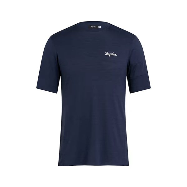 Jersey Rapha Mens Explore Merino SS - Navy Hot on Sale