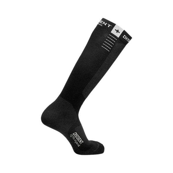 Ski Socks Dissent IQ Comfort Ultra Cushion - Midnight Black Hot on Sale