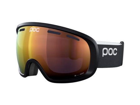 Goggles POC Fovea Uranium Black - Partly Sunny Orange Hot on Sale