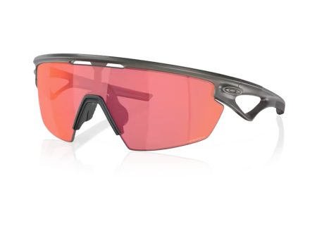 Sunglasses Oakley Sphaera Matte Grey Smoke - Prizm Trail Torch Hot on Sale