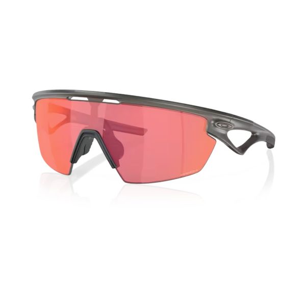 Sunglasses Oakley Sphaera Matte Grey Smoke - Prizm Trail Torch Hot on Sale