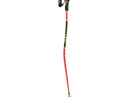 Ski Poles Leki WCR Lite GS 3D - Bright Red Neon Yellow Online