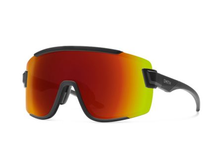 Sunglasses Smith Wildcat Matte Black - ChromaPop Red Mirror   Clear Online now