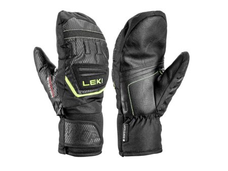 Mitts Leki Junior WCR Team 3D - Black Ice Lemon Online