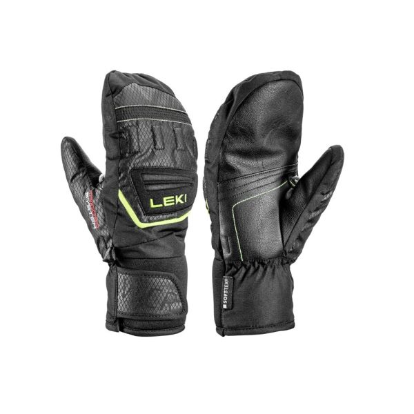 Mitts Leki Junior WCR Team 3D - Black Ice Lemon Online