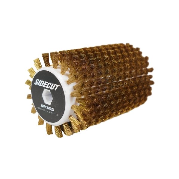 Roto Brush Sidecut Brass 120mm Online Hot Sale