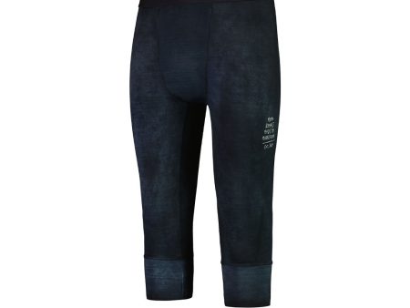 Baselayer Mons Royale Men s Cascade Merino Flex 3 4 - Black Acid Wash Sale