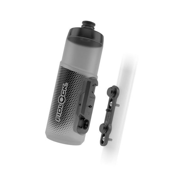 Bottle Fidlock Twist 600ml With Bike Base - Transparent Black For Sale