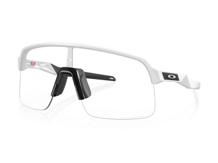 Sunglasses Oakley Sutro Matte White - Clear to Black Iridium Photochromic Online Hot Sale