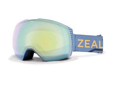 Goggles Zeal Cloudfall Laser Moose - Alchemy Mirror + Sky Blue Mirror Online Sale