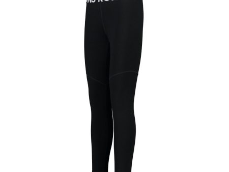 Baselayer Bottom Mons Royale Womens Cascade Merino Flex 200 - Black Hot on Sale