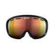 Goggles POC Fovea Uranium Black - Partly Sunny Orange Hot on Sale