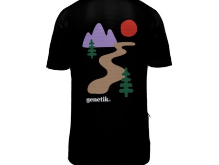 Youth Jersey Genetik Trails SS - Black For Discount