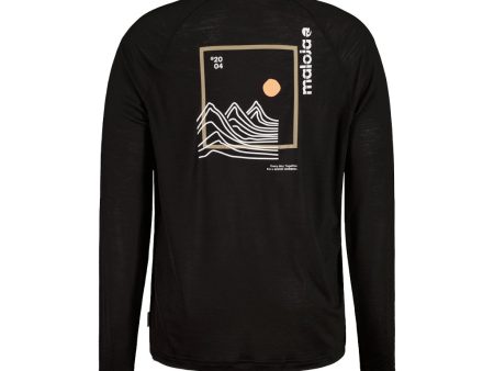 Jersey Maloja Mens TraunsteinM - Deep Black Sale