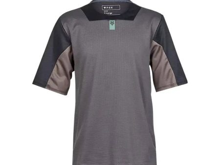 Jersey Fox Youth Defend SS - Graphite For Cheap