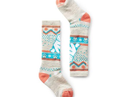 Youth Socks Smartwool Wintersport Full Cushion - Polar Bear Ash Cheap