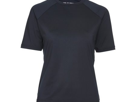 Women s Jersey POC Reform Enduro Light Tee - Uranium Black Online now