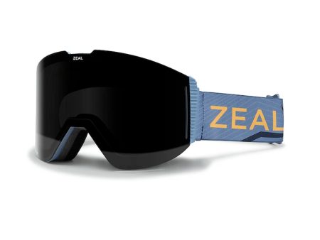 Goggles Zeal Lookout Laser Moose - Dark Grey + Sky Blue Mirror on Sale