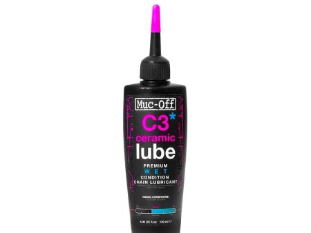 Chain Lubricant Muc-Off C3 Wet Ceramic 120ML Supply