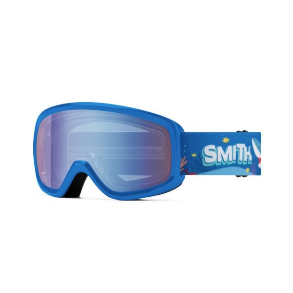 Youth Goggles Smith Snowday Cobalt Shark Balt - Blue Sensor Mirror Online Sale